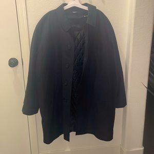 Stafford Black Pea Coat